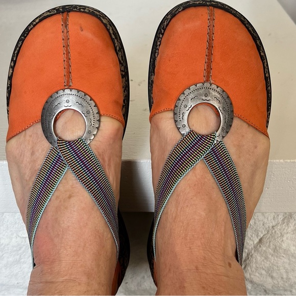 Rieker Womens Round Toe Coral Slingback Sandals Size US 7.5 EUR 38 - Picture 2 of 11